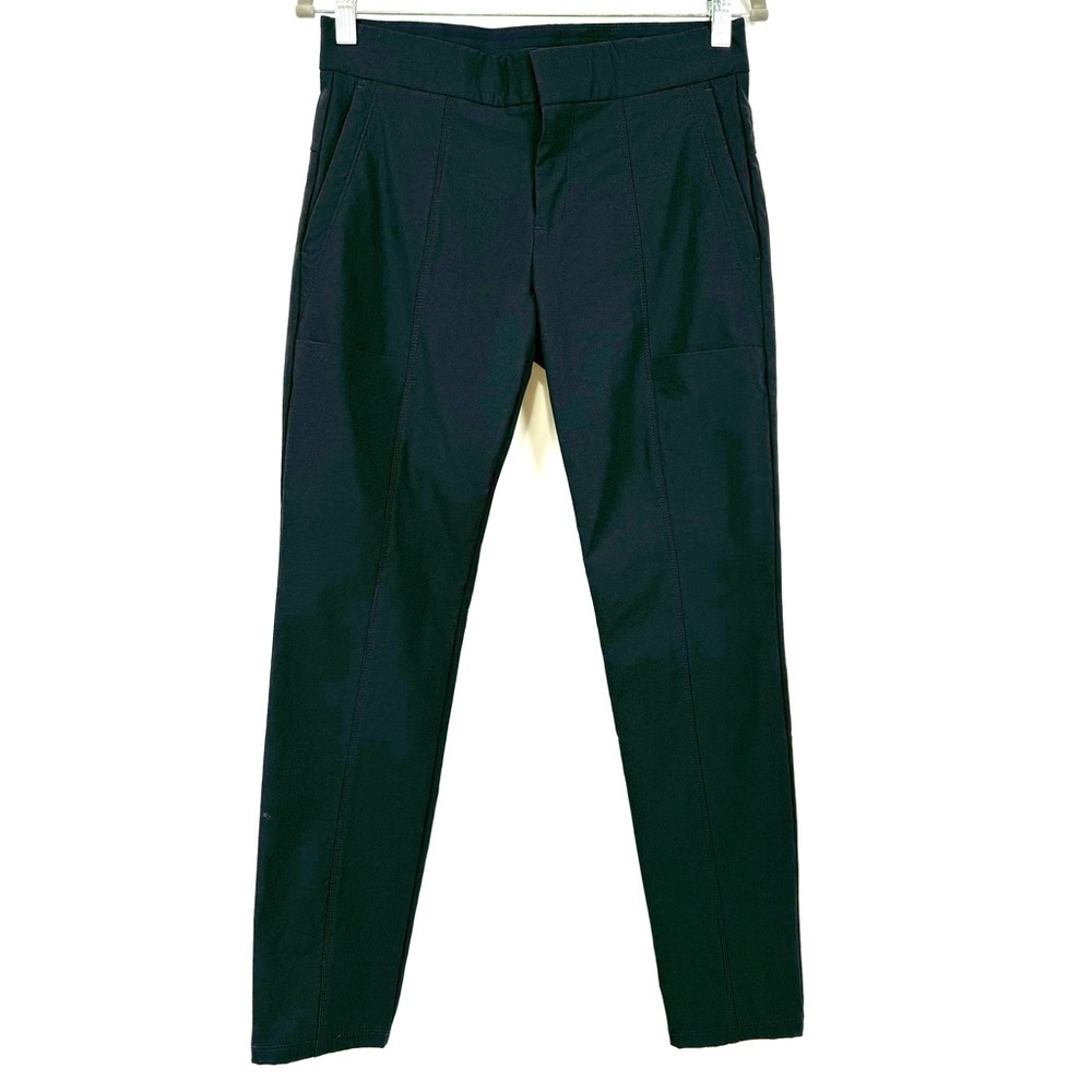Athleta Black Ankle Crop Ponte Pants